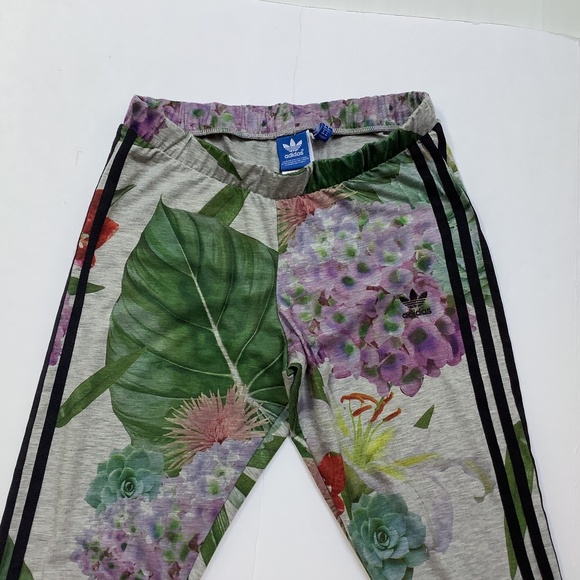 Adidas Original Floral Training Set Hoodie Leggings M Medium - Picture 11 of 16